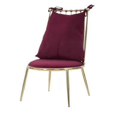 Fotel GLAM BACKY 55 60 83 cm (wysokość siedziska 35 cm)
